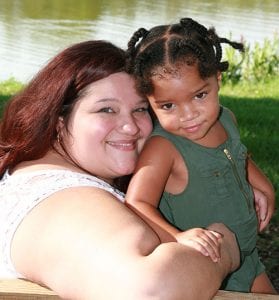 Lauren and her daughter