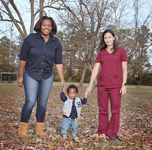 Mahogany, Josiah and NFP Nurse Stephanie