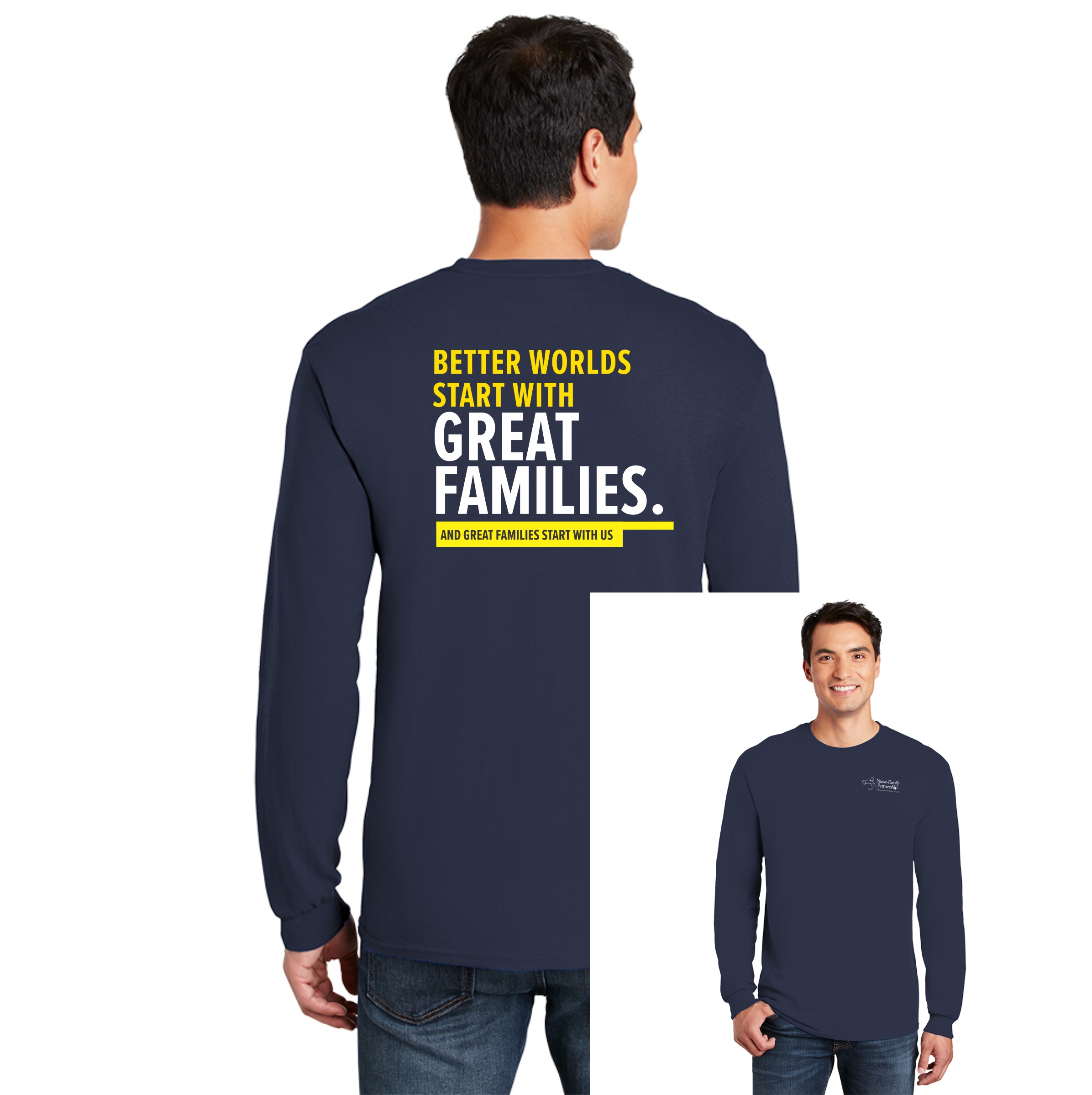 NFP : Great Families Long Sleeve T-Shirt, UNISEX - Nurse-Family