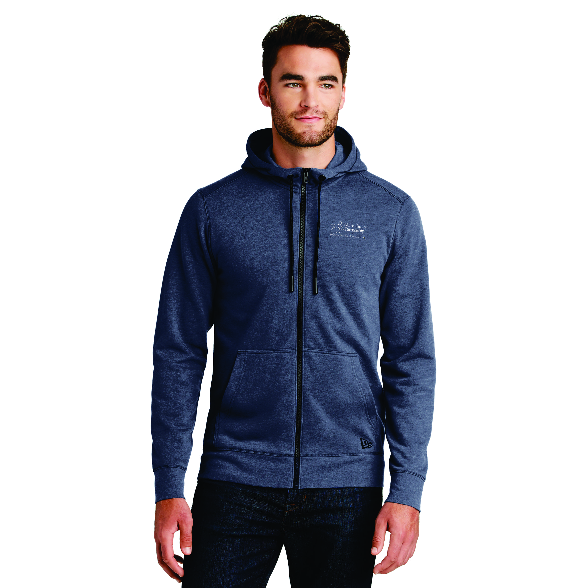 mens fleece full zip hoodie
