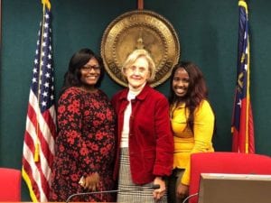 Mom and nurse meet Chairwoman