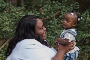 Shaquilla and daughter, Aubree