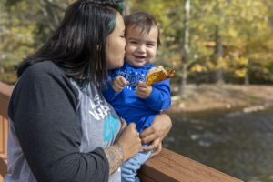 NFP mom Elizabeth and her son, Iliyah.