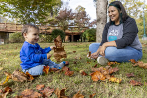 Mom Elizabeth with son, Iliyah.