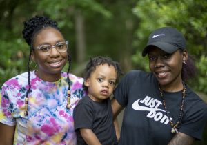 Taquana, Zy’Aire and nurse Kenyetta.