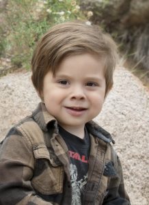 Shelby's son, Dominik.