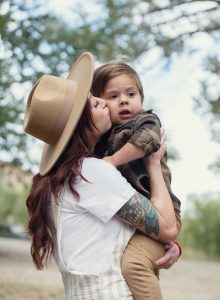 Shelby and her son, Dominik